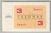 [Lithuania 3 Talonas]