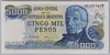 [Argentina 5,000 Pesos ]