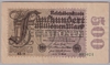 [Germany 500,000,000 Mark]