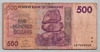 [Zimbabwe 500 Dollars]